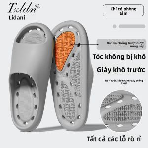 MONLEYTA | Dép đi trong nhà chống trượt cho nam và nữ EVA Dép đi trong nhà thoáng khí cho phòng tắm Dép đi trong nhà mùa hè cho cặp đôi