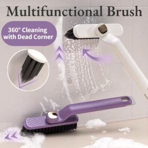 3in1 Multi Functional Rotating Gap Cleaning Brush For Bathroom Rotating Brush For Cleaning