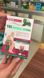 Viên uống trĩ TRITIMA EXTRA hộp 30 viên giúp  giảm các triệu chứng của bệnh trĩ