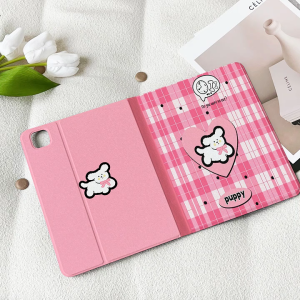 เคสกันกระแทก iPad Air7 Air6 Gen11 วัสดุ TPU กันกระแทก ลายลูกหมาสุดน่ารัก พร้อมช่องใส่ปากกา Gen10 Gen9 Air4