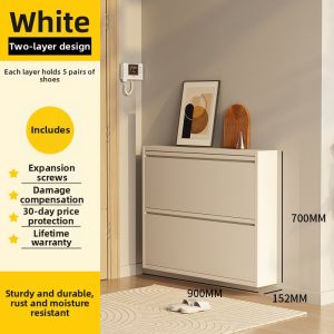 Metal Ultra-thin Narrow Shoes Cabinet with Ventilation Holes
