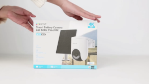 EZVIZ HB8 Lite 2K+/4MP + Solar Panel 5W  Smart Home Battery Camera Kit AOV pan and tilt CCTV camera