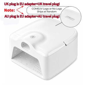 Foreverlily | 71+7 LEDs UV LED Nail Lamp 365+405nm Dual Zone Thumb Nail Dryer Gel Polish Curing Lamp Low Heat Removable Magnetic Base