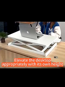 Happihaus Desk Lift 32" Inch Standing Work Desk Promise Lift Desk With Keyboard Tray Work Desk