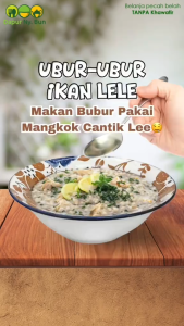 Salad Bowl 7 inch / Mangkok Bubur Keramik 17.5 cm / Hokita