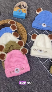 Kupluk Number Baby - 5 Tahun / Import Topi Baby Rajut Premium Balita Anak Laki Laki Perempuan 1 tahun 0-6 6-12 Bulan Lucu New Born   kiosbalitafawa