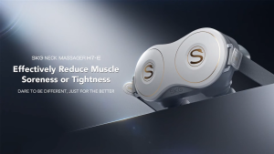 SKG H7 Shiatsu Neck and Shoulder Massager with Heat Deep Tissue Pain Relief 4D Electric Kneading