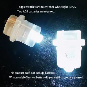 (10PCS) Mini Light Bulb DIY Handmade Decorative Material Light Button Battery Light LED Electronic Light Lantern Small Wick