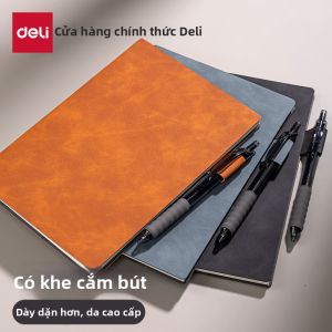 deli | A5 Notebook with Pen Loop for Study Work 26th Anniversary New Edition