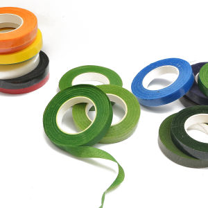 30 Yards Flower Tape Floral Tape Waterproof Elastic Tape Rose Beam Line Self Adhesive Green Paper Type Tape Diy Craft Accessories