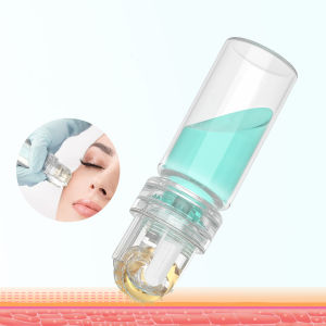 1PCS 64Pins Titanium Micro Needle Roller Skin Care Device Home Use Lip Face Brow Hair Scalp Serum Applicator