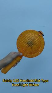 Safety LED Handheld Flat Type Road Light Blinker - LB201