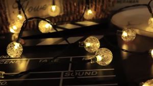 Garden LED Solar String Lights 7M/22M outdoor decorative lights Bubbles Crystal Ball Waterproof Lights