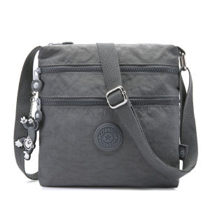 Crossbody Bag Vertical Minimalist Stylish and Lightweight Summer Small Square Bag Mobile Phone Wallet Storage Waterproof Nylon Shoulder Bag for Women