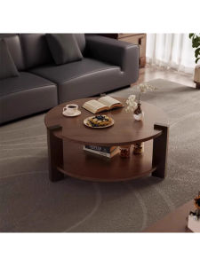 โต๊ะเครื่องดื่มไม้ทรงสี่เหลี่ยมพื้นเรียบสไตล์ย้อนยุคสไตล์เรียบง่ายขนาดเล็กสำหรับห้องนั่งเล่นขนาดเล็ก โต๊ะเครื่องดื่มแบบอเนกประสงค์ โต๊ะเครื่องดื่มทรงกลมขนาดเล็ก โต๊ะรองเท้า
