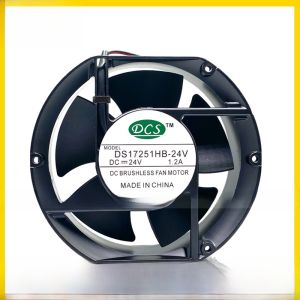 New DCS 17CM DS17251HB12 High Airflow Heat Sink Fan DC12V 24V 2.1A 1.2A for Computer Hardware Monitor Accessories