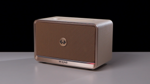 W-KING H330 120W High Power Wooden Bluetooth Speaker V5.4 – 5.5" Subwoofer 45W Fast Charging Power Bank Function RGB Light Deep Bass Adjustment