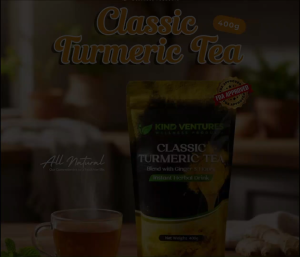 CLASSIC TURMERIC TEA BLEND WITH GINGER AND HONEY INSTANT HERBAL DRINK 400G