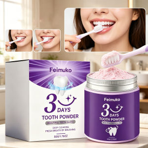 Teeth Cleaning Powder Refreshing Deep Clean Surface Oral Hygiene Care Fine Adsorption Impurities Long Lasting Fresh Breath 50g