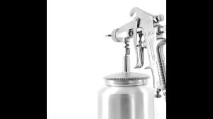 GS OPTIMUS SPRAY GUN AIRBRUSH PAINTING TOOL BLEEDER TYPE 1.5MM NOZZLE / 1000ML / 125ML VOLUME / 600CC PLASTIC CONTAINER