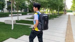 Balo đi học Jian feng balo di lịch phượt đa năng 25L vải dù Polyester mềm mại Balo Nhiều Màu Xanh Cam Đỏ Đen - Lazada