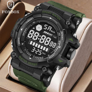 New Fashion Men Watch Outdoor LED Display Digital Electronic Quartz Watches Sport Waterproof Military Watch For Men + Box