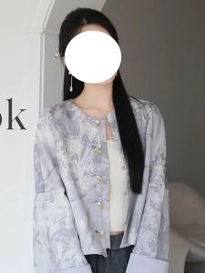 ชุดกระโปรงกางเกงขากว้างสไตล์จีนใหม่ แขนยาว ทรงหลวม สำหรับผู้หญิงไซส์ใหญ่ ฤดูใบไม้ผลิและฤดูใบไม้ร่วง