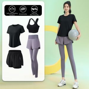 BAISILING | Moisture-wicking Lightweight Breathable Ladies Sportswear Set