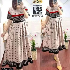 MIDI DRESS TERBARU/MIDI DASTER KEKINIAN