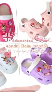 Sandal Baim Anak Motif Karakter Labubu 2419T (24-35)