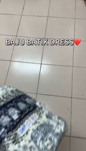 WOMEN CASUAL BATIK LONG DRESS VERY STRETCHABLE/BAJU BATIK PANJANG NIGHTY/BAJU BATIK INDONESIA COTTON GOOD QUALITY