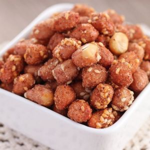 New Stock Honey Amber Roasted Peanuts 500g Can Multi-flavored Snacks Crispy Peanut Kernels in Bag from Anhui Wuhu City