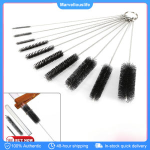 10pcs Nylon Bottle Straw Brush Set Tube Bottle Straw Washing Cleaner Kitchen Cleaning Brushes Bristle Kit