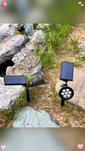 Solar Spotlight Garden Lamp Outdoor Waterproof Solar Light Auto Sensor Lawn Lights Landscape Lamp