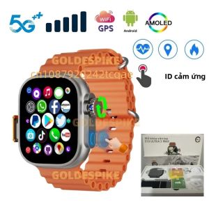 Đồng Hồ Thông Minh S10 Ultra 3 Max 4G/5G Hệ Điều Hành Android GPS Màn Hình AMOLED 2.2 Inch Cảm Biến Vân Tay Hỗ Trợ SIM WIFI Thiết Bị Theo Dõi Sức Khỏe Dành Cho Nam Và Nữ