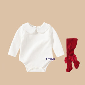 Spring Autumn Baby Bodysuit Girls 100 Days Celebration Clothes Full Month Clothes Cotton 95% Spandex 5% Baby Romper