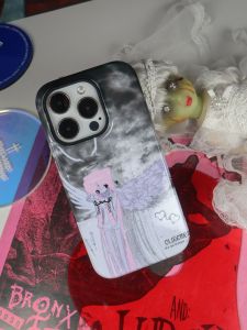 Dreamy Angel Captive Full Cover Protection Phone Case for Apple 15Promax 14Plus 12 11 Xr Xr Dreamy Xsmax Anti-Fall for Huawei Android