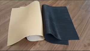 Simplex Sol Sepatu Bahan Lembaran Java Rino Tebal 3 Mm Karet Premium Motif Genteng Anti Licin Pria Wanita Hitam Krem