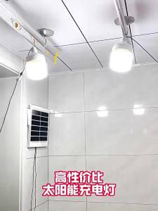 Đèn Chiếu Sáng Năng Lượng Mặt Trời Siêu Sáng cho Chuồng Gà 1 Kéo 2 Tách Riêng