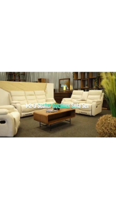 (FREE Shipping+Installation) KBS Braya 3RR Seater Recliner / Fabric Sofa / Console Arm Rest / Adjustable Headrest