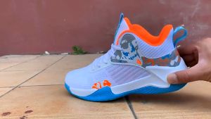 Cushioning Basketball Shoes For Men Outdoor High Top Breathable Rubber Running Shoes Fashion Mens Casual Sports Shoes