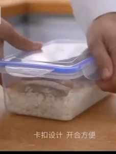 3 PCS Airtight Plastic Food Box Food Storage Containers with Lids Food-grade PP Preservation Box Bento Box