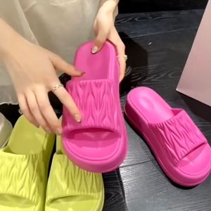 UoMeAi Sandal Wanita Wedges Sandal Tinggi Wanita Sandal Wedge Baru EVA Fashion Versi Ukuran 35-40
