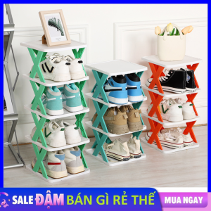 Kệ Để Giày Dép 5 Tầng Chữ X Trang Trí Decor Đa Năng Tiện Lợi - Kệ Đựng Giày 5 Tầng Kiểu Mới Thông Minh - Kệ Đựng Đồ Đa Năng Để Sách Báo Túi Xách - Kệ Giày Dép Gấp Gọn