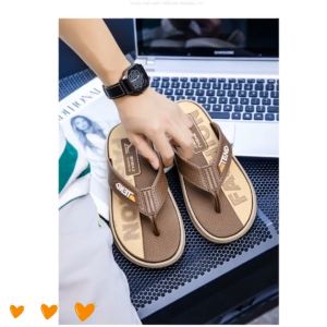 Dép xỏ ngón Dép lê Nam đế đúc dầy nguyên khối phong cách Hàn Quốc - Nhập khẩu 100%