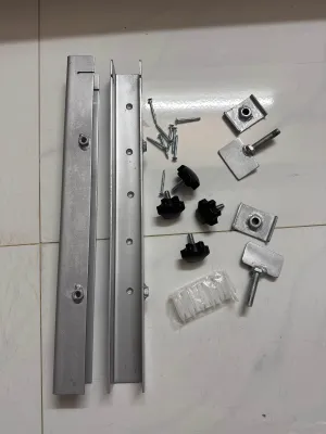 Bộ ray u và phụ kiện cửa chống ngập cao 40 cm. Lh 0839698880