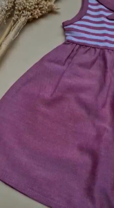 Little Esaquina Xixi Dress anak perempuan lengan kutung kode LE2013