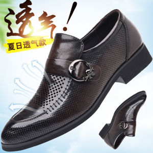 Giày Da Cừu Nam 2025 Giày Công Sở Thường Ngày Bằng Da Thật Thoáng Khí Giày Đế Bằng Mũi Nhọn Đế Cao Su Giày Da Nam