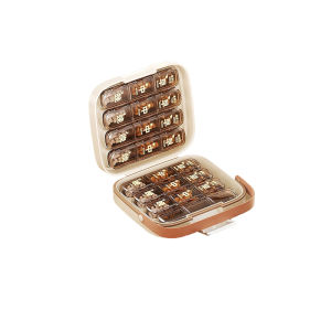 ASCOR | Weekly Pill Organizer Large Capacity Portable Medication Reminder
