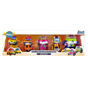 Robocar Poli | Transformable Desert Robot Toy 2 Inches